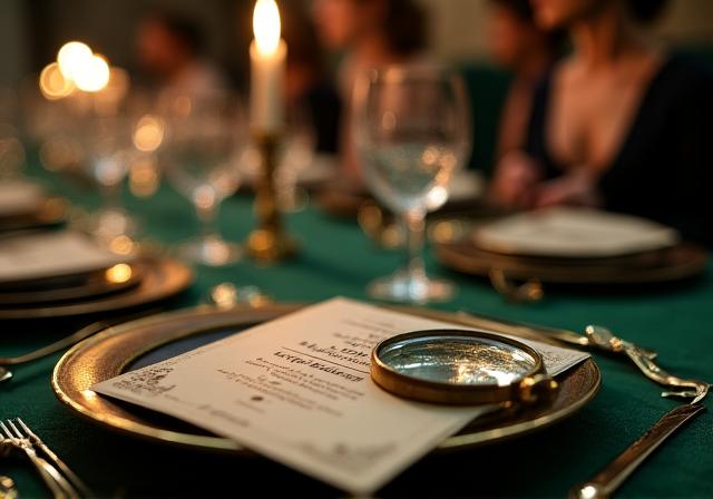Cena con delitto in stile Agatha Christie